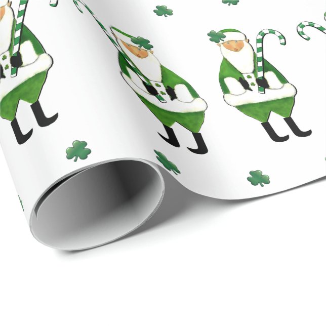 Irish Christmas Gift Wrapping Paper (Roll Corner)
