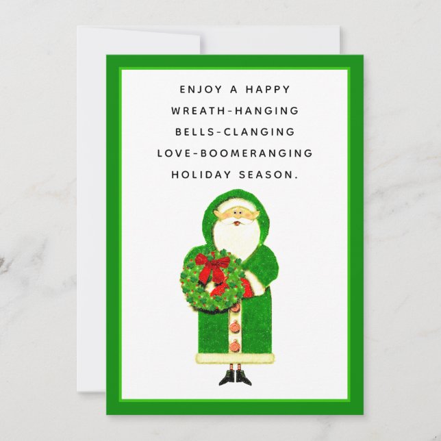Irish Christmas Holiday Card (Front)
