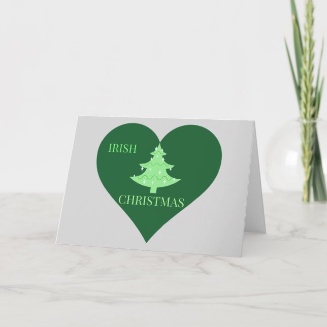Irish Christmas Holiday Card (Front)