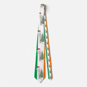 irish christmas tie