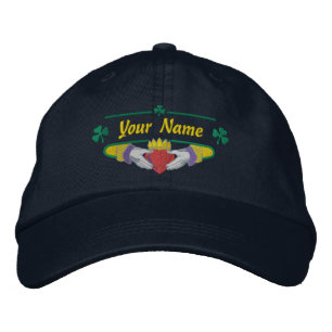 Irish Claddagh Personalised Embroidered Hat