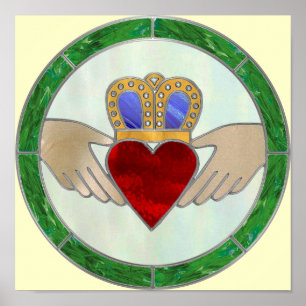 Irish Claddagh Poster