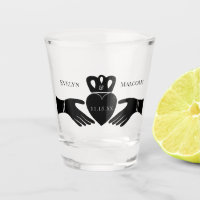 Irish Claddagh Ring Simple Black and White Wedding