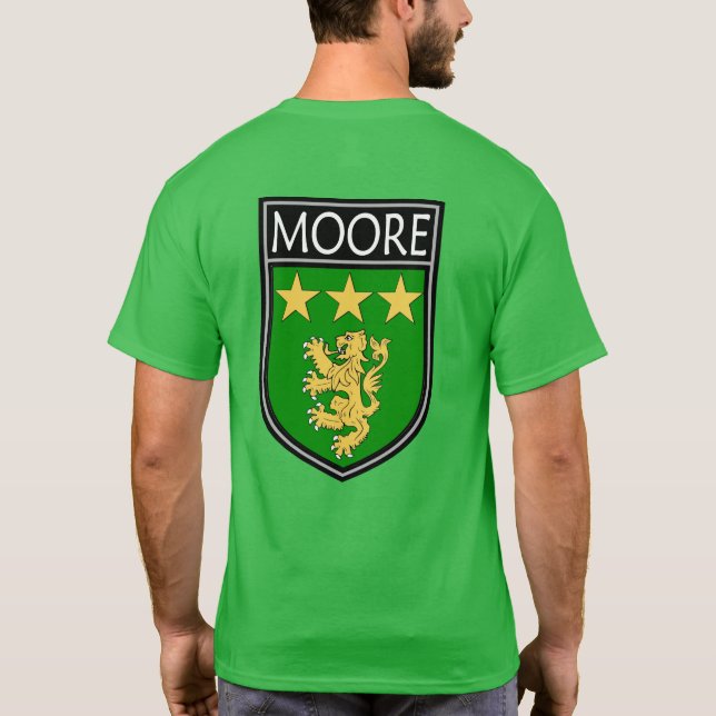 Irish Clan Crest - Moore T-Shirt (Back)