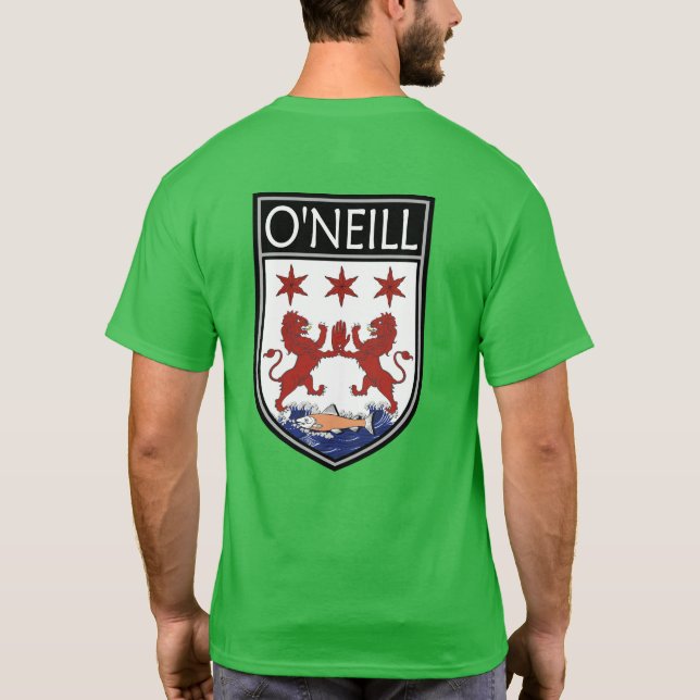 Irish Clan Crest - O'Neill T-Shirt (Back)