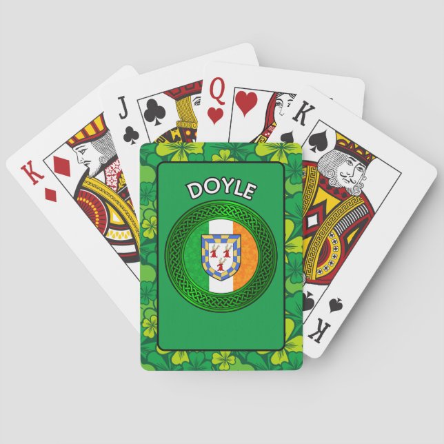 Irish Clan Doyle Playing Cards (Back)