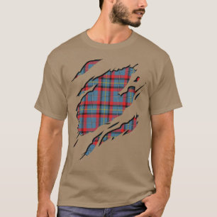 Irish Clan McNamara Tartan Plaid Effects T-Shirt