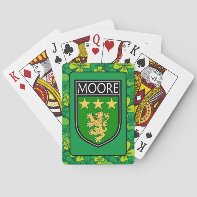Irish Clan Moore Playing Cards (Back)