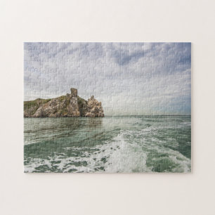 Irish cliffs under a cloudy sky jigsaw puzzle