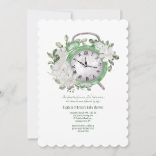 Irish Clock  Invitation