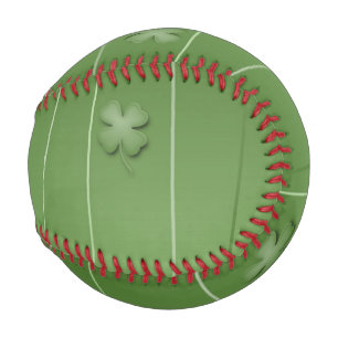Irish Clover Design Baseball