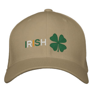 Irish Clover Embroidered Hat