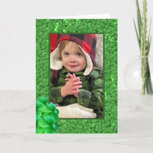 Irish Clover Happy Saint Patrick's Day Holiday Card