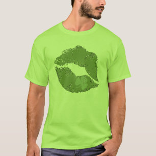 Irish Clover Lips T-Shirt
