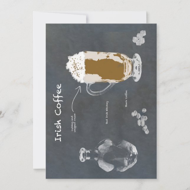 Irish Coffee Invitation (Front)