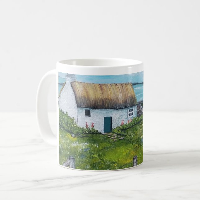 Irish Cottage, Ireland, Mug (Front Left)