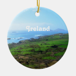 Irish Countryside Ceramic Tree Decoration