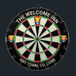 Irish County Cork Ireland Dartboard<br><div class="desc">Idea for any bar, pub, hotel or even your own home in County Cork, Ireland. It would look great anywhere in the world as a reminder of this beautiful Irish county also. This dartboard carries the official county crest on the single twenty and on each side. Change the text on...</div>