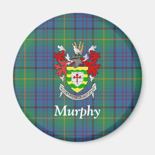 Irish County Donegal Tartan and Coat of Arms Magnet