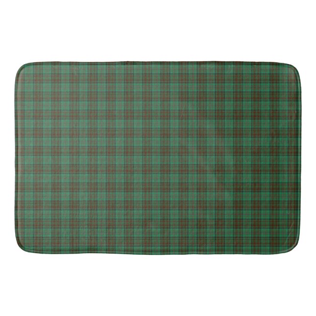 Irish County Dublin Tartan  Bath Mat (Front)