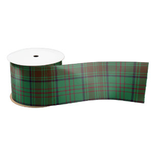 Irish County Dublin Tartan Satin Ribbon