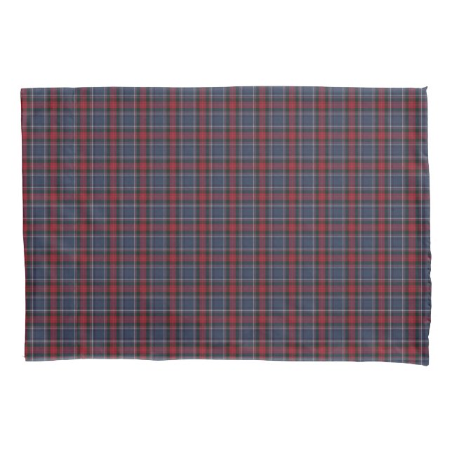 Irish County Louth Tartan Plaid  Pillowcase (Front)