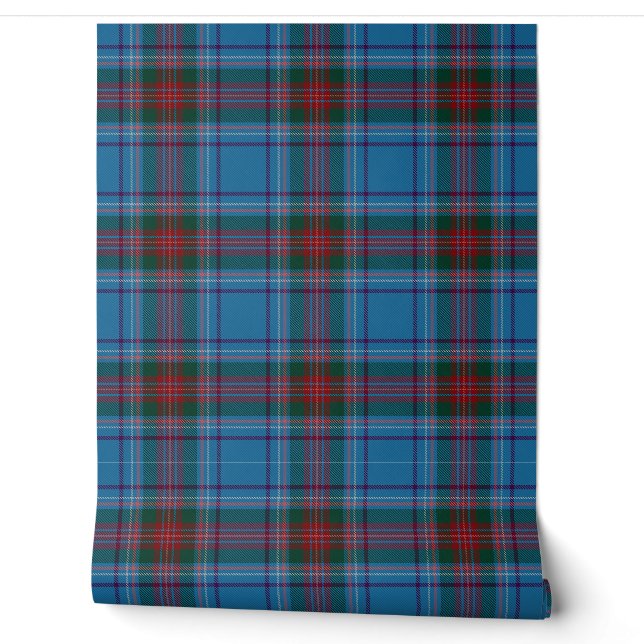 Irish County Louth Tartan Plaid Wallpaper (Unrolling)