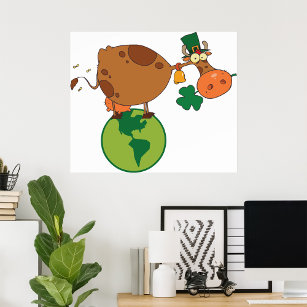 Irish Cow Poster