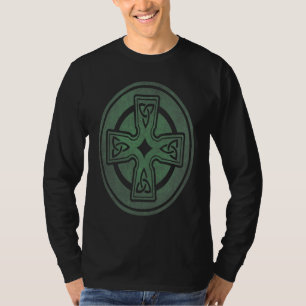 Irish Cross Celtic Knot Triquetra Christian Trinit T-Shirt