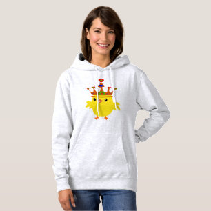 👍☘❤️👑Irish Crowned Chicken Fabulous Basic Hoodie