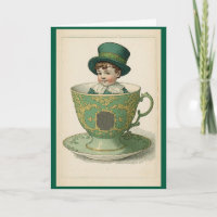 Irish Cup Of Tea Greeting Card