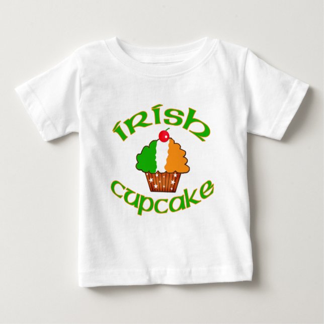 Irish Cupcake Baby T-Shirt (Front)