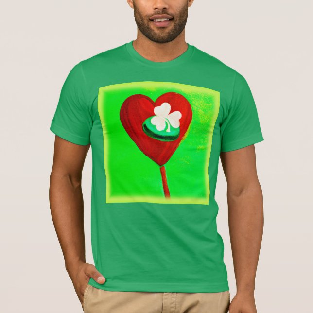 Irish Cute Painting Design. Buy Now T-Shirt (Front)