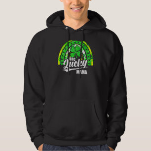 Irish Cute Rainbow Green Clover Patrick's Day One  Hoodie