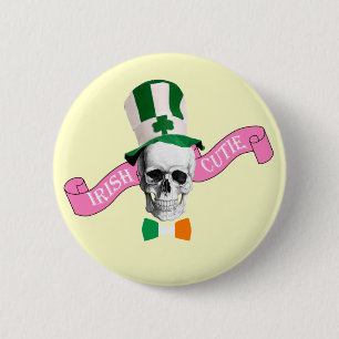 Irish cutie St Patrick's day 6 Cm Round Badge