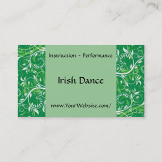 Irish Dance - business card template