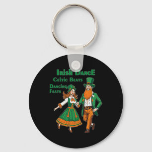 Irish Dance Celtic Beats Dancing St Patrick's Day Key Ring