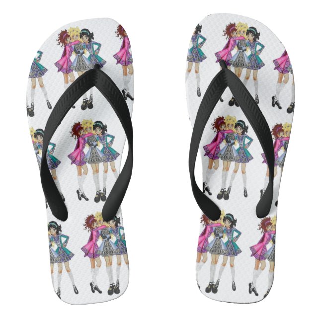 Irish Dance Flip Flops (Footbed)