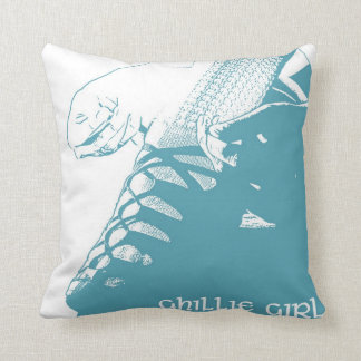 Irish Dance "Ghillie Girl" Throw Pillow - Teal