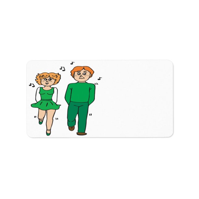 Irish Dance Label (Front)