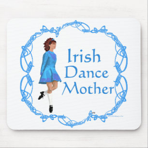 Irish Dance Mother - Blue Mouse Pad