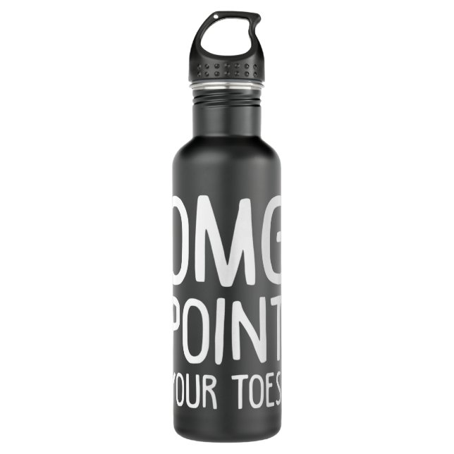 Irish Dance Omg Point Your Toes Dancer St Patricks 710 Ml Water Bottle (Front)