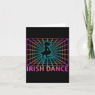 Irish Dance Retro Dancer Gift Card
