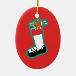 Irish Dance Stocking Christmas Ornament