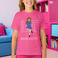 Irish Dance Typography Brown Hair Irish Dance