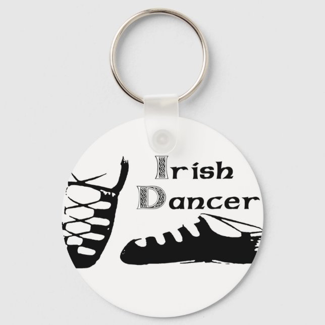 Irish Dancer Ghillies Key Ring (Front)