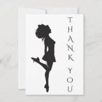 Irish Dancer Hard Shoe Dancing Black White Dance