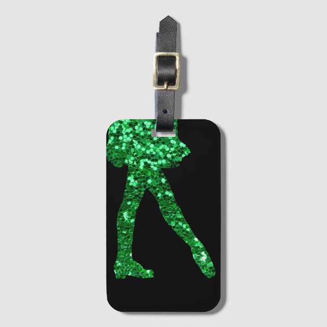 Irish Dancer Luggage Tag (Front Vertical)