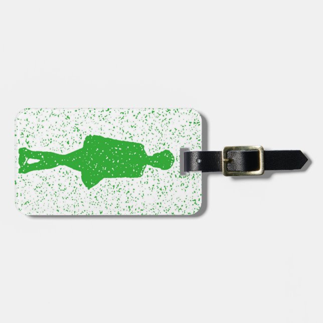 Irish Dancer Luggage Tag (Front Horizontal)