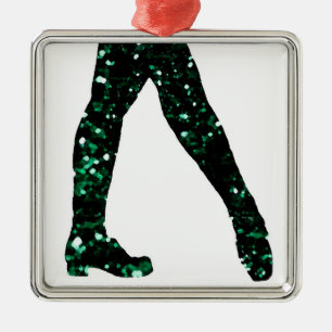 Irish Dancer Metal Tree Decoration